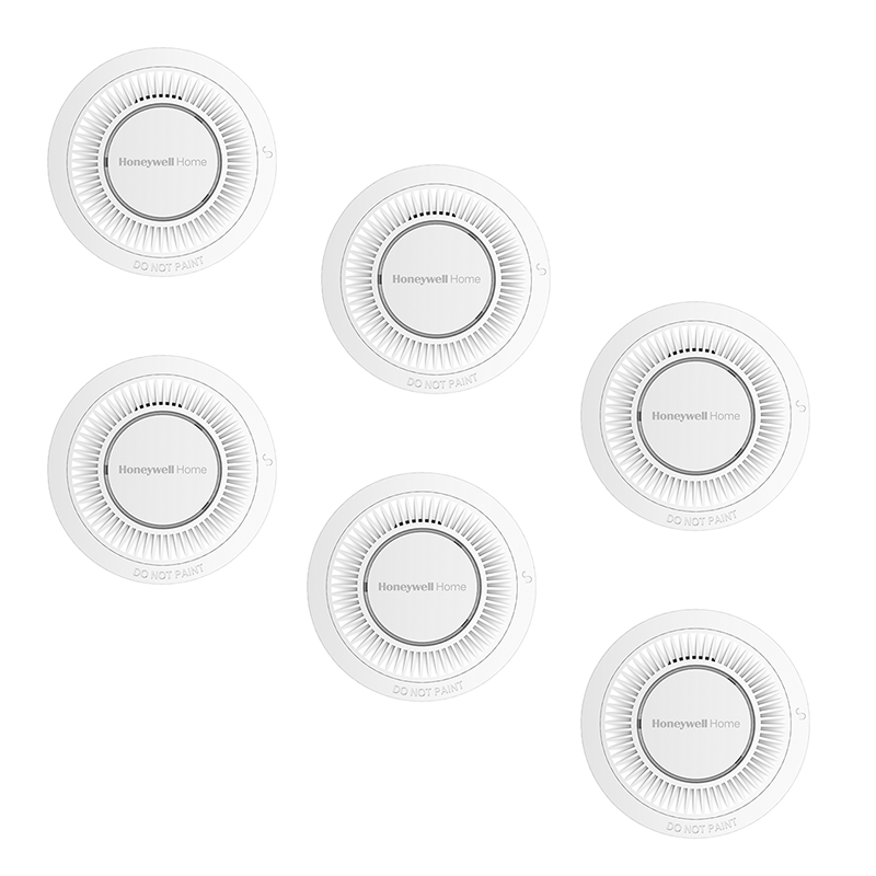 Honeywell R200S-N1 détecteur de fumée optique connectable Pack de 6